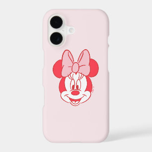 Minnie Mouse Douce Visage à Nœud Ligne Artistique