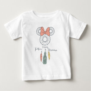 Minnie Mouse Dream Catcher   Follow Your Dreams Baby T-Shirt