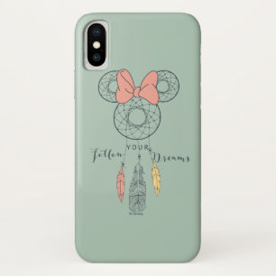Minnie Mouse Dream Catcher   Follow Your Dreams iPhone X Case