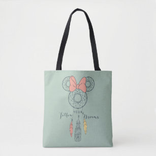 Minnie Mouse Dream Catcher   Follow Your Dreams Tote Bag