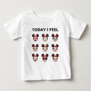 Minnie Mouse Emojis Today I Feel Baby T-Shirt