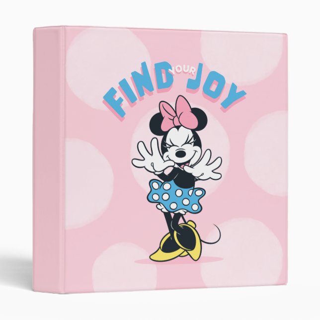 Minnie Mouse Find Your Joy Binder (Front/Spine)