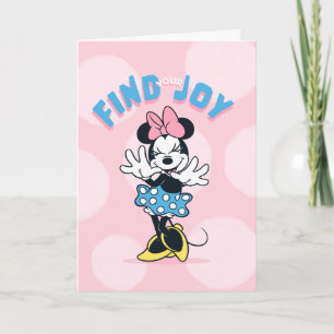 Minnie Mouse Find Your Joy Card