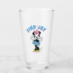 Minnie Mouse Find Your Joy Glass
