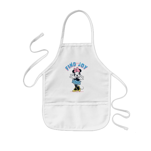 Minnie Mouse Find Your Joy Kids Apron (Front)