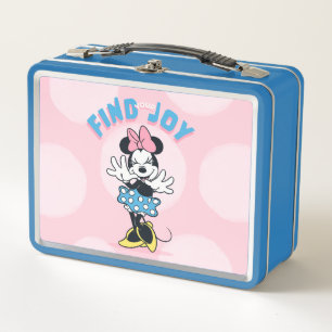 Minnie Mouse Find Your Joy Metal Lunch Box