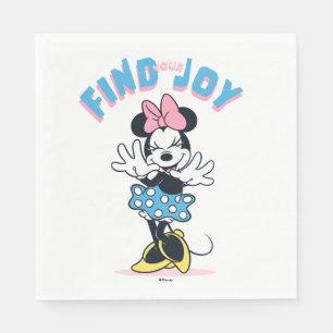 Minnie Mouse Find Your Joy Napkin