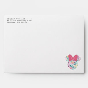 Minnie Mouse Floral Icon - Happy Mother's Day Envelope