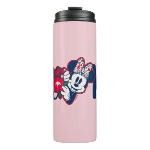 Minnie Mouse Floral Pattern - Happy Mother's Day Thermal Tumbler