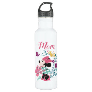 Minnie Mouse & Flowers - Happy Mother's Day 710 Ml Water Bottle