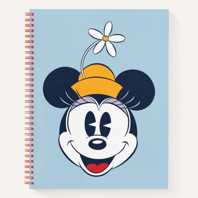 Minnie Mouse | Fun Flower Hat Notebook (Front)