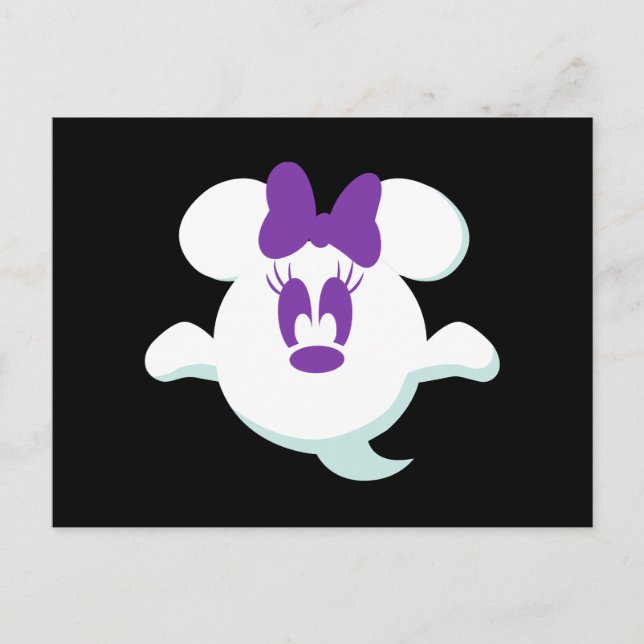 Minnie Mouse Ghost Postcard (Front)