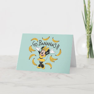 Minnie Mouse   Go Bananas Card