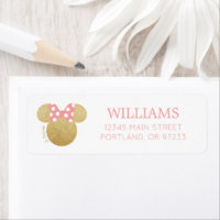 Minnie Mouse | Gold & Pink Bachelorette