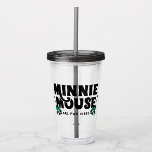 Minnie Mouse   GRL Power Vibes Acrylic Tumbler