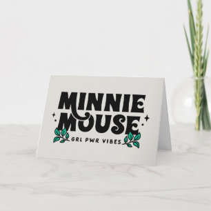 Minnie Mouse   GRL Power Vibes Card