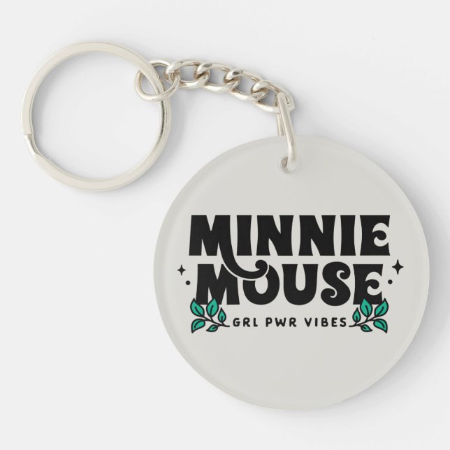 Minnie Mouse | GRL Power Vibes Keychain (Front)