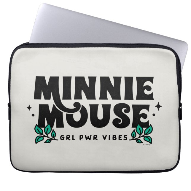 Minnie Mouse | GRL Power Vibes Laptop Sleeve (Front)