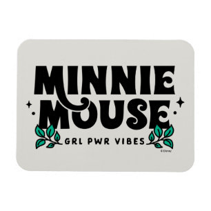 Minnie Mouse   GRL Power Vibes Magnet