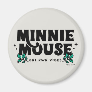 Minnie Mouse   GRL Power Vibes Magnet