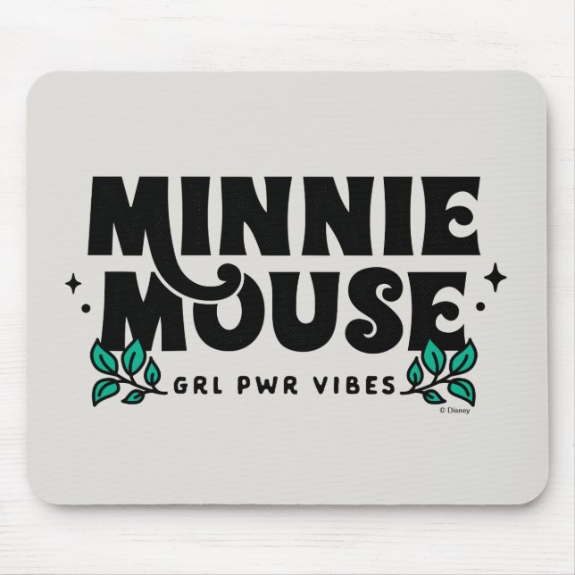Minnie Mouse | GRL Power Vibes Mouse Pad (Front)