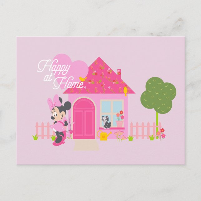 Minnie Mouse | Happy At Home Postcard (Front)