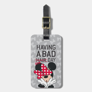 Minnie Mouse   Having a Bad Bow Day Luggage Tag