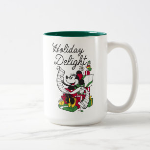Minnie Mouse Holiday Delight Two-Tone Coffee Mug
