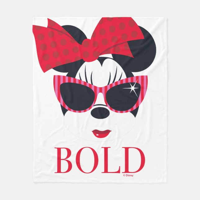 Minnie Mouse | Hollywood - Bold Fleece Blanket (Front)