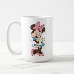 Minnie Mouse Hugs cute Easter Bunny Coffee Mug
