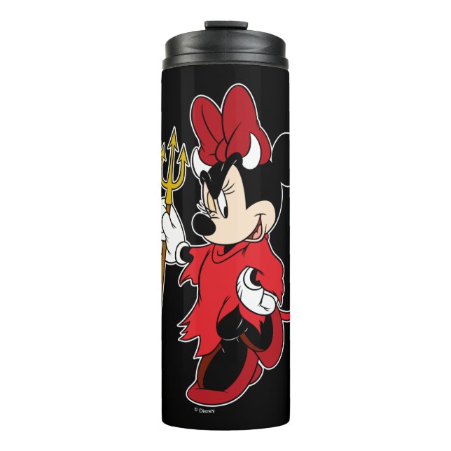 Minnie Mouse in Devil Costume Thermal Tumbler (Front)