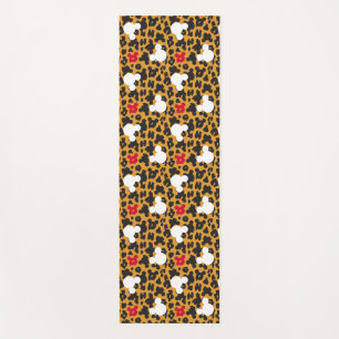 Minnie Mouse   Leopard Pattern Yoga Mat