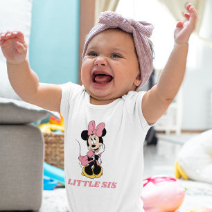 Minnie Mouse Little Sister Baby Bodysuit