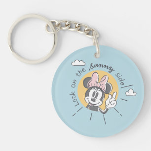 Minnie Mouse Look on the Sunny Side Keychain