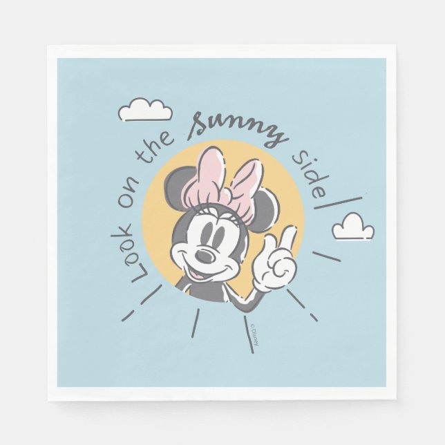 Minnie Mouse | Look on the Sunny Side Napkin (Front)