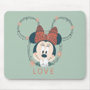 Minnie Mouse   Love Mouse Pad