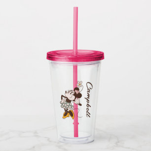 Minnie Mouse   Minnie   Add Your Name Acrylic Tumbler