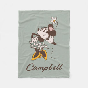 Minnie Mouse   Minnie   Add Your Name Fleece Blanket