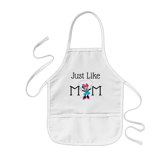 Minnie Mouse - Mom, I Love You This Much! Kids Apron (Front)