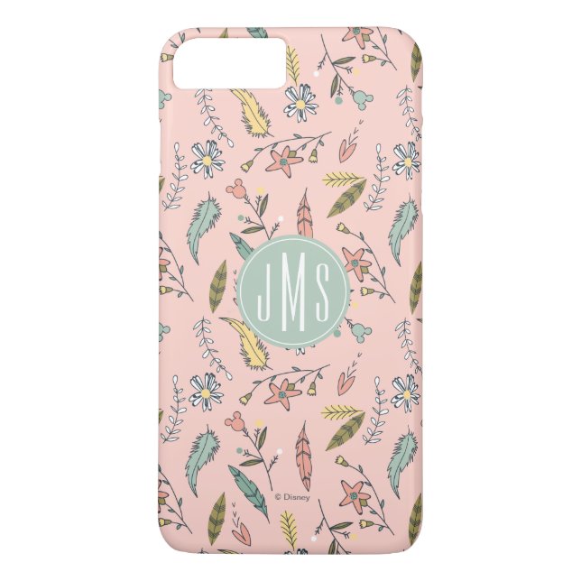 Minnie Mouse | Monogram Adventures Await Pattern Case-Mate iPhone Case (Back)