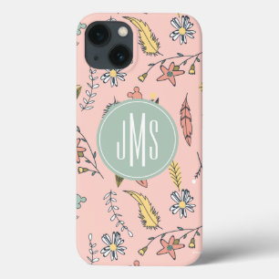 Minnie Mouse   Monogram Adventures Await Pattern iPhone 13 Case