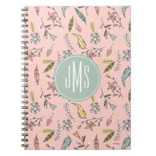 Minnie Mouse   Monogram Adventures Await Pattern Notebook