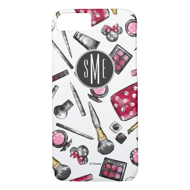 Minnie Mouse | Monogram #what'sinmypurse Pattern Case-Mate iPhone Case (Back)
