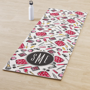 Minnie Mouse   Monogram #what'sinmypurse Pattern Yoga Mat
