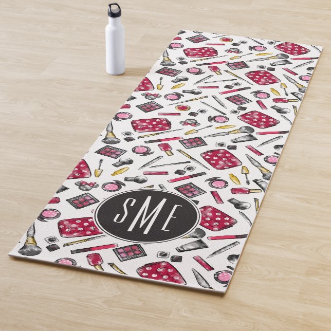 Minnie Mouse | Monogram #what'sinmypurse Pattern Yoga Mat (In Situ)