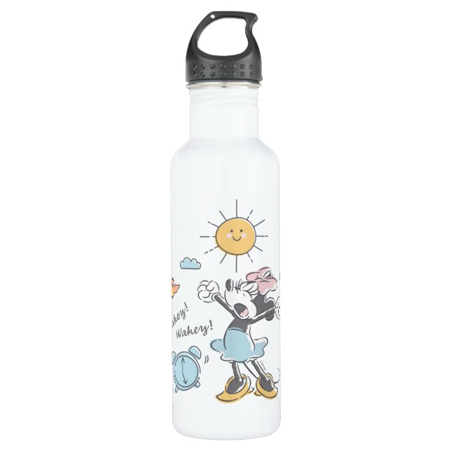 Minnie Mouse | Morning Wake Up 710 Ml Water Bottle (Front)