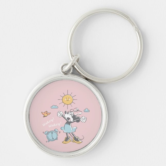 Minnie Mouse | Morning Wake Up Keychain (Front)