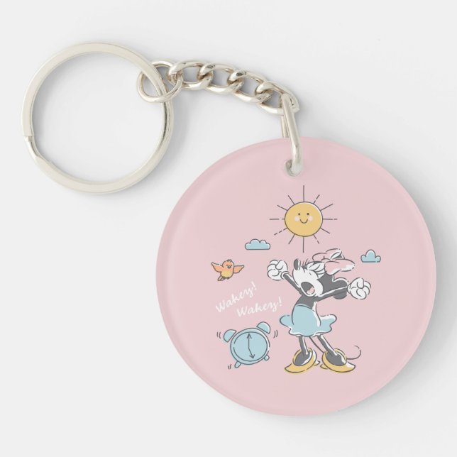 Minnie Mouse | Morning Wake Up Keychain (Front)