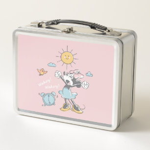 Minnie Mouse   Morning Wake Up Metal Lunch Box