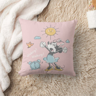 Minnie Mouse Morning Wake Up Throw Pillow